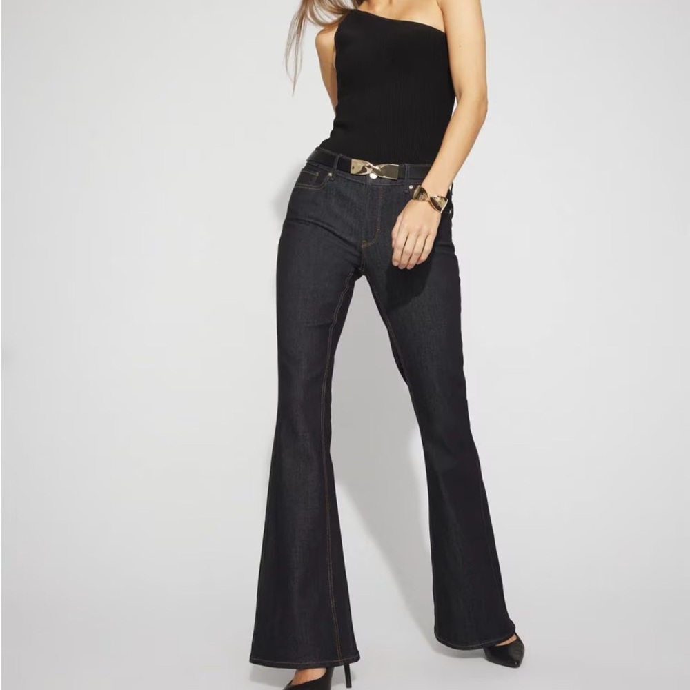 White House Black Market Mid-Rise Flare Jeans